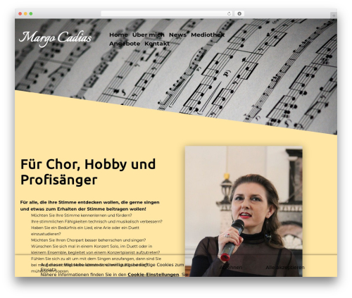 Danlet WordPress theme - margo-cadias.ch