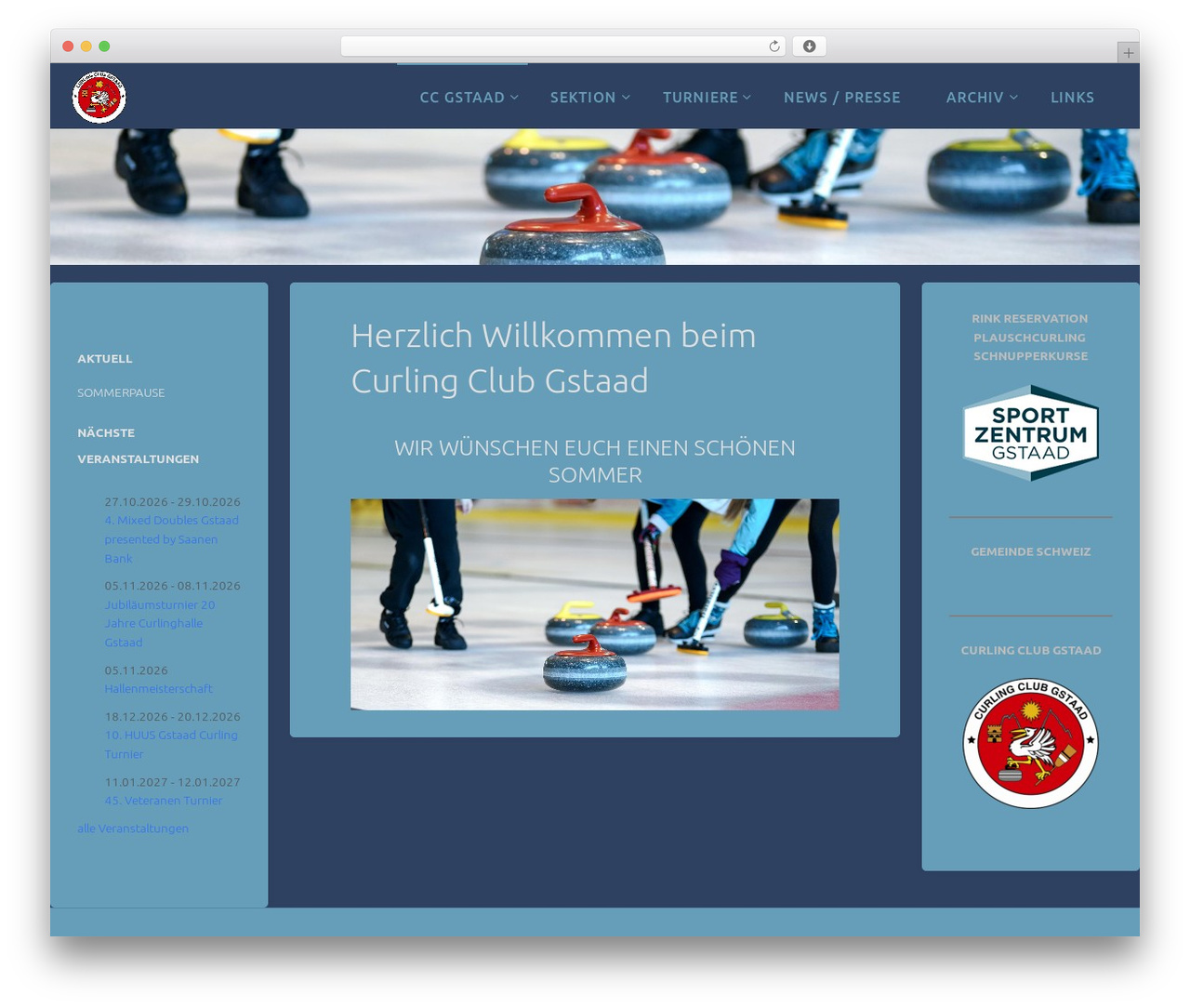 Fluida Plus WordPress theme - curling-gstaad.ch