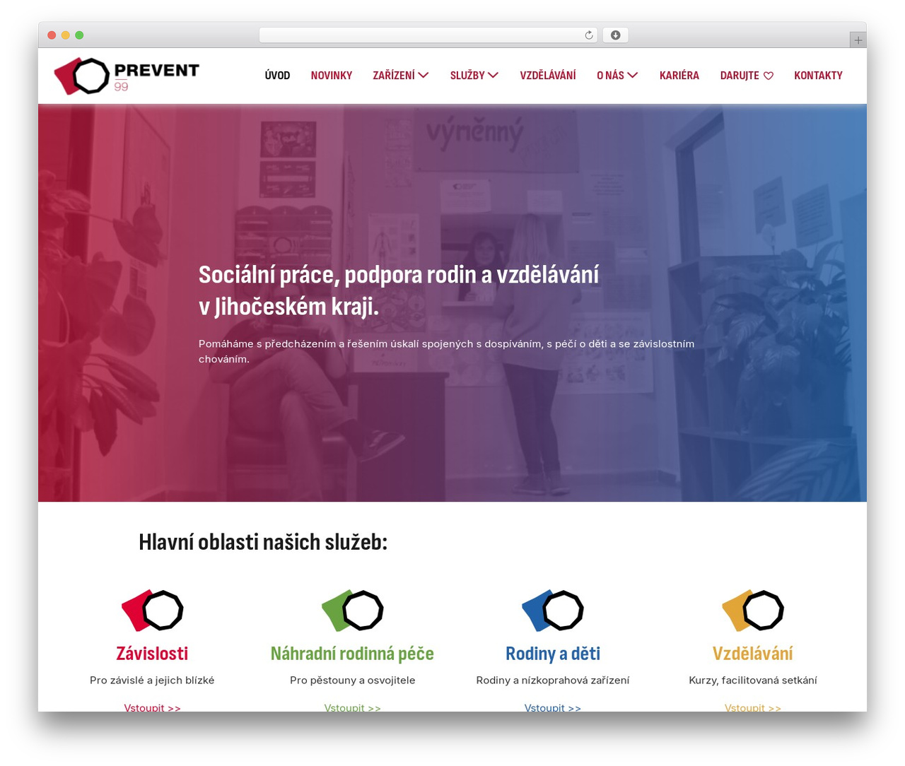 Page Builder Framework WordPress theme design - prevent99.cz