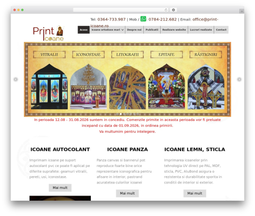 Responsive WordPress theme - print-icoane.ro