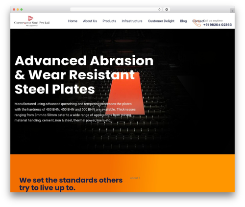 Theme WordPress Dustech - convergencesteel.com