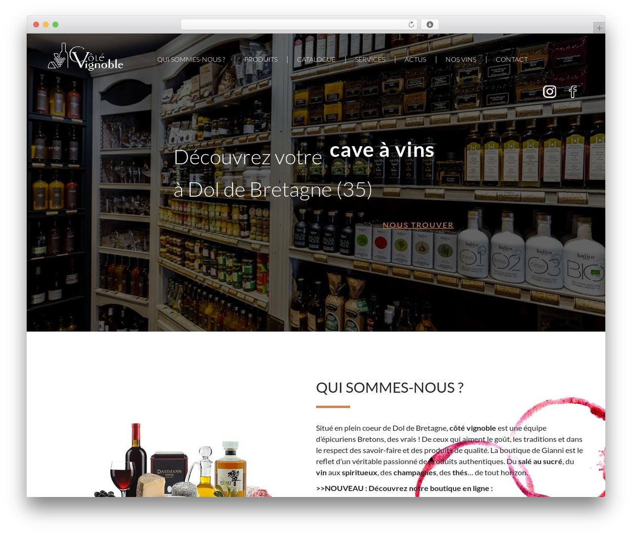 Theme WordPress Ample - cotevignoble.com