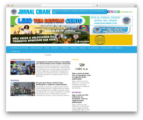 Theme WordPress Bootstrap Basic - jotacidade.com