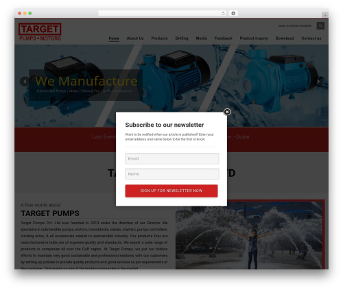 Email Subscription Popup (email-subscribe) free WordPress plugin - targetpumps.com