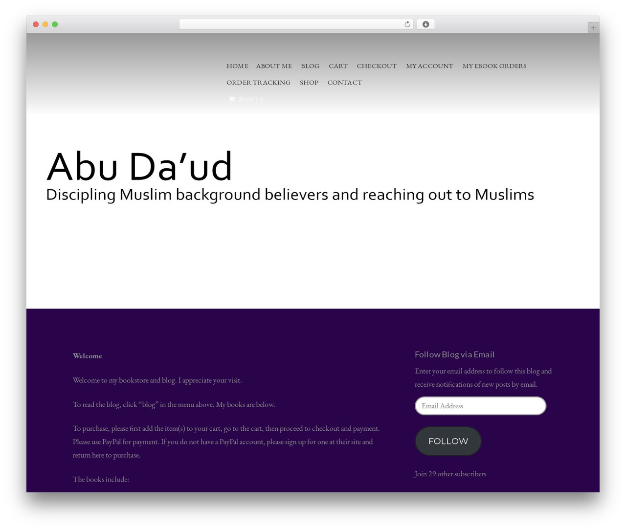 Theme WordPress Purpose - abudaud.com