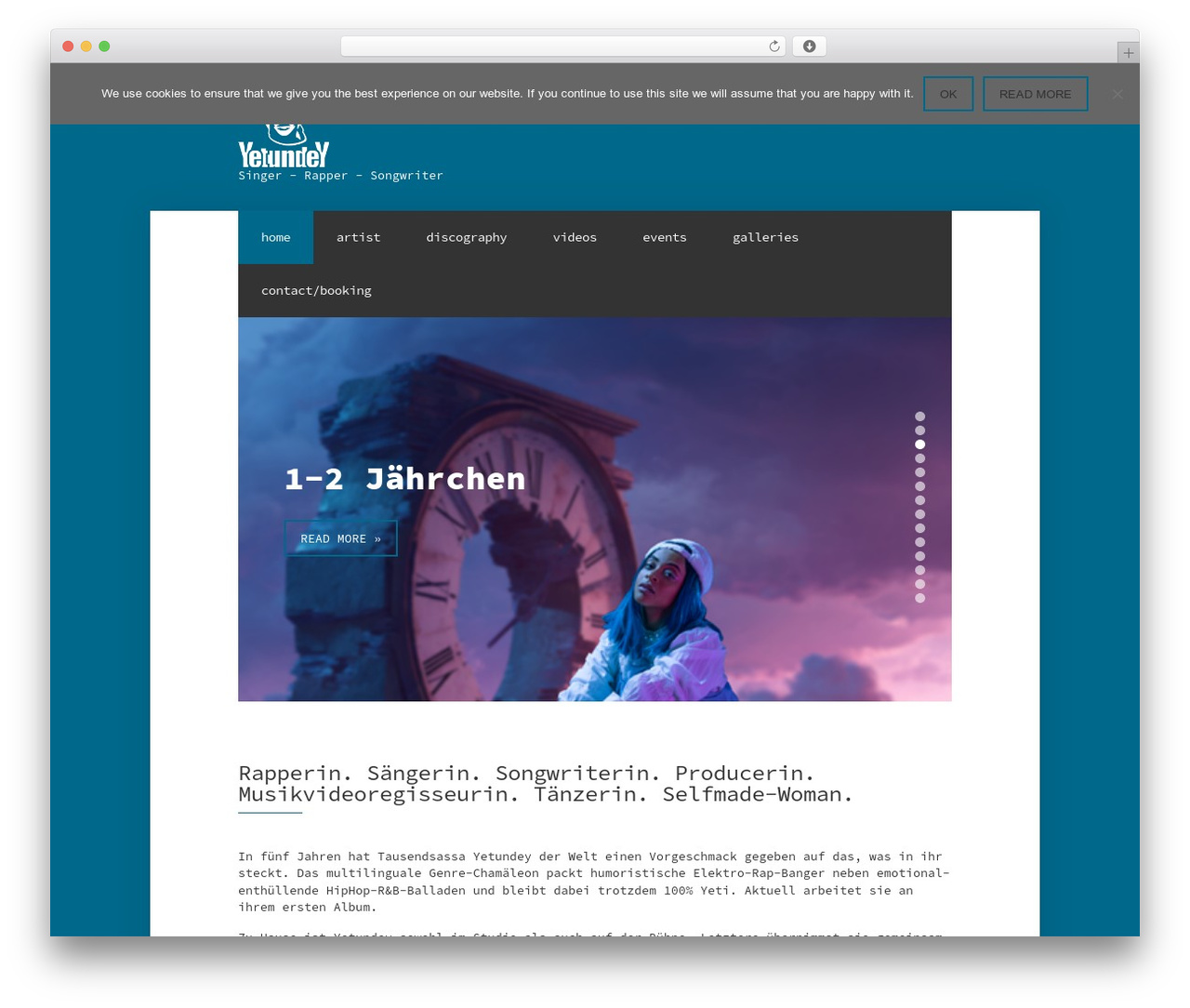 WordPress theme Sessions - yetundey.com