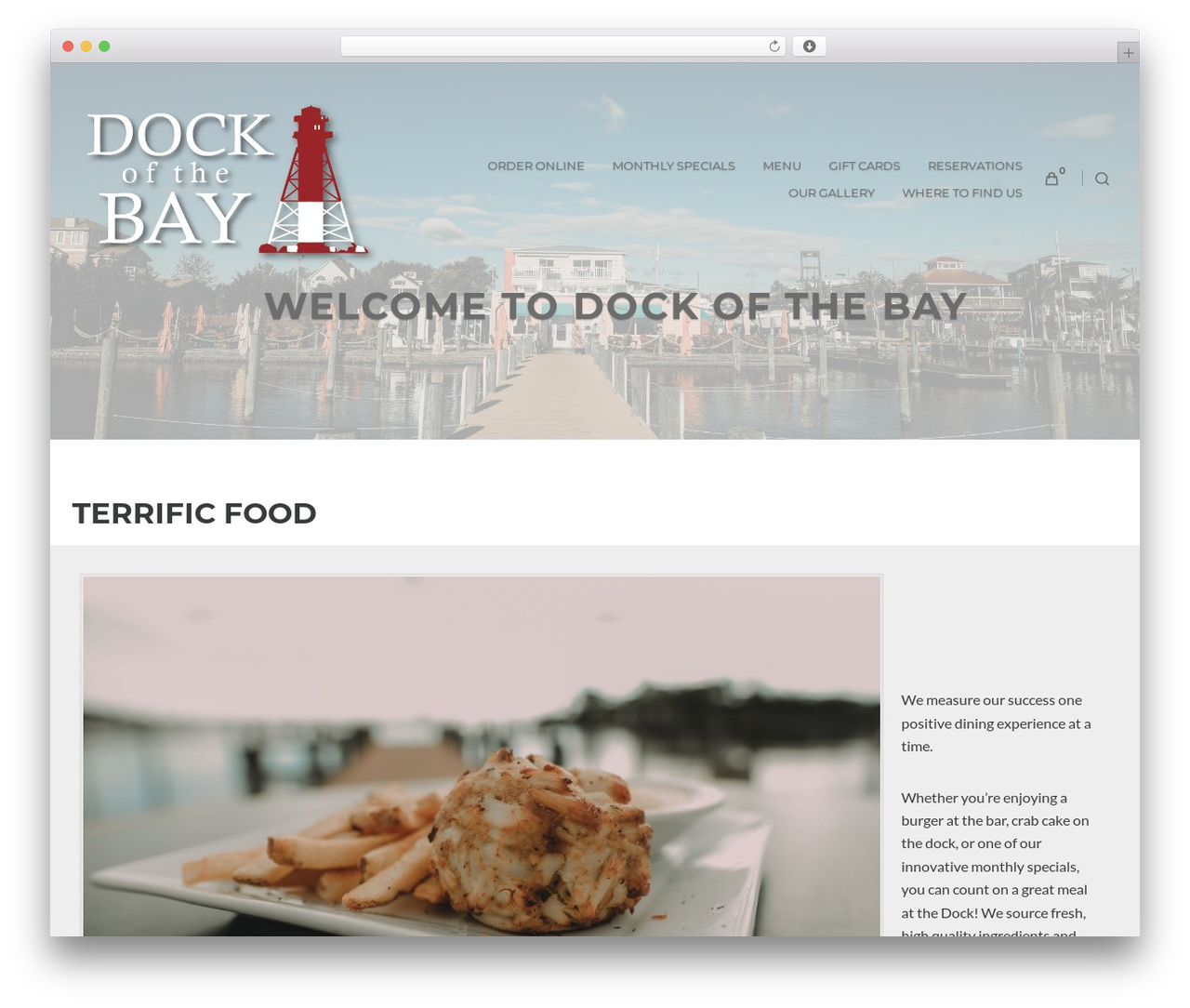 WordPress theme Appetite - dockofthebay.net