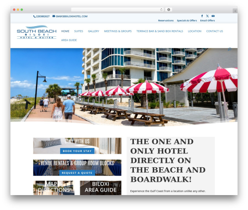 WordPress theme Divi - sbbiloxihotel.com