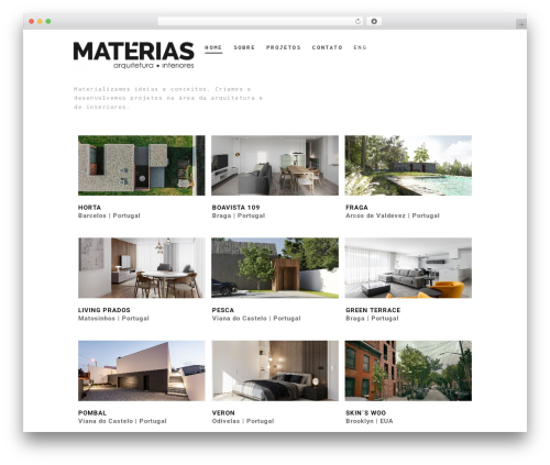Best WordPress theme Studio Responsive WordPress Theme - materias.pt