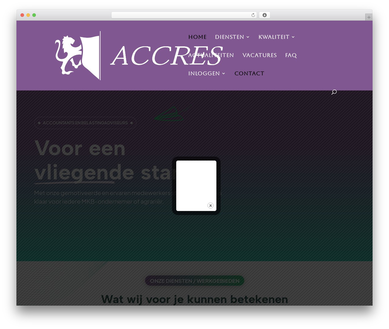 Divi theme WordPress - accresaccountants.com