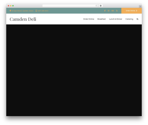 Eatsy premium WordPress theme - camdendeli.com