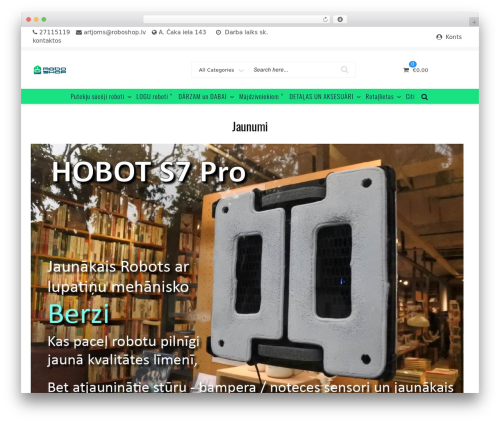 eCommerce Star WordPress shop theme - roboshop.lv eCommerce Star WordPress shop theme - roboshop.lv