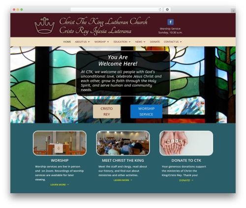 Earthrise divi WordPress plugin - tigardlutherans.com
