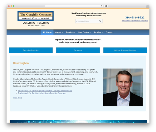 Simple html slider pro WordPress plugin - thecoughlincompany.com