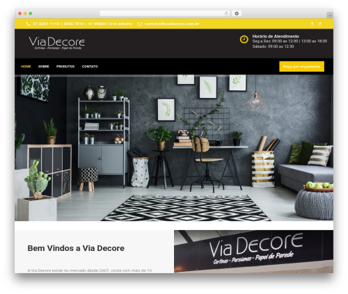 WordPress theme Tansy - viadecore.com.br