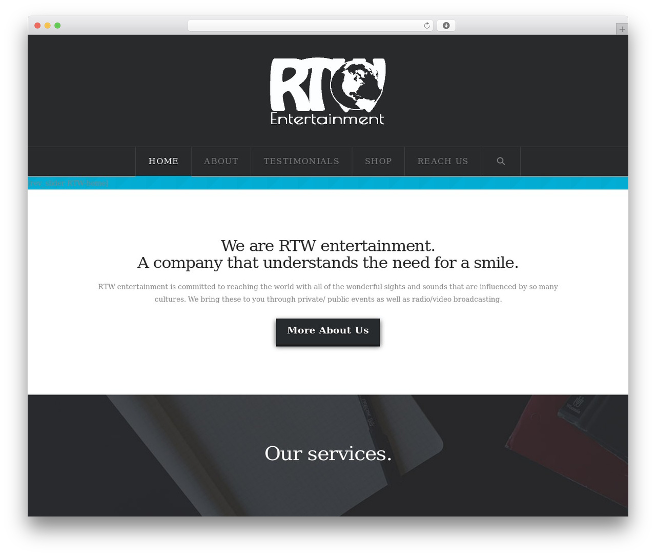 WordPress theme X - rtwentertain.com