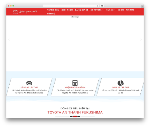 Automotive oto WordPress plugin - toyotafukushima.com