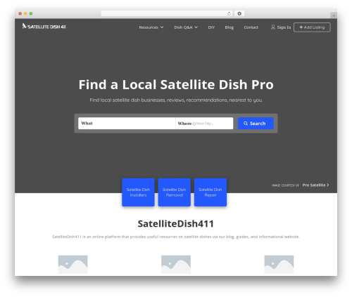 Cubewp framework WordPress plugin - satellitedish411.com
