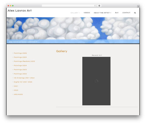 Theme WordPress ArtGalleryPro - alexlavrovart.com Theme WordPress ArtGalleryPro - alexlavrovart.com