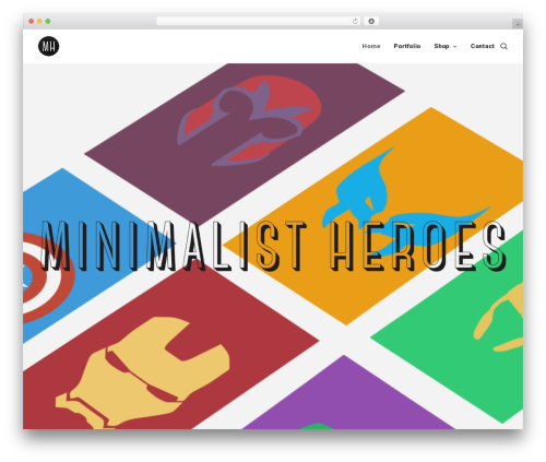Uncode top WordPress theme - minimalistheroes.com