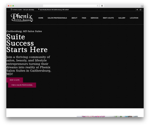 WordPress theme Coiffeur - phenixsalonsgaithersburg.com