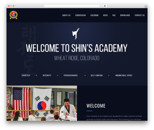 WordPress website theme Youko - shinsacademycolorado.com