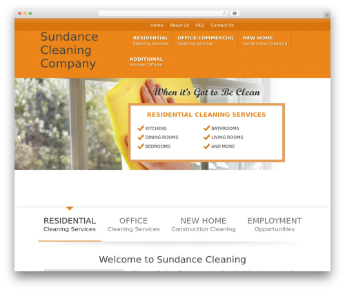 WP-Forge WordPress theme - sundancecleaning.net
