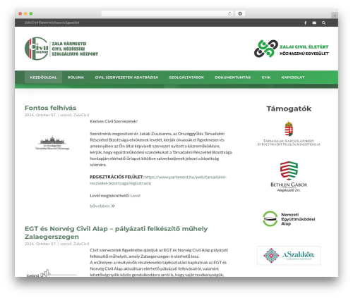 WP theme ASSEMBLY THEME (responsive) - zalacivil.hu