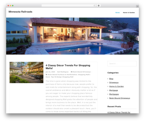 WP theme Shuttle - minnesotarailroads.com