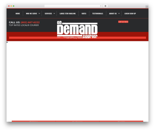 Beaver Builder Theme WordPress website theme - ondemandcourier.com