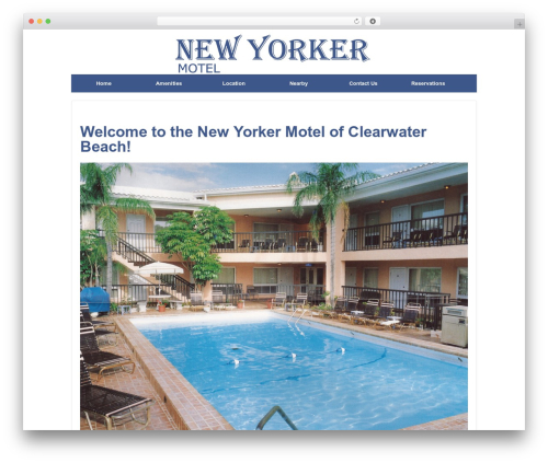 Best WordPress theme Responsive Pro - newyorkermotel.com