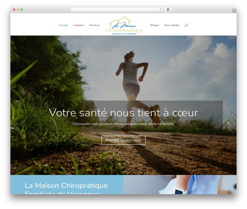 Divi theme WordPress - chiropratiquevarennes.com