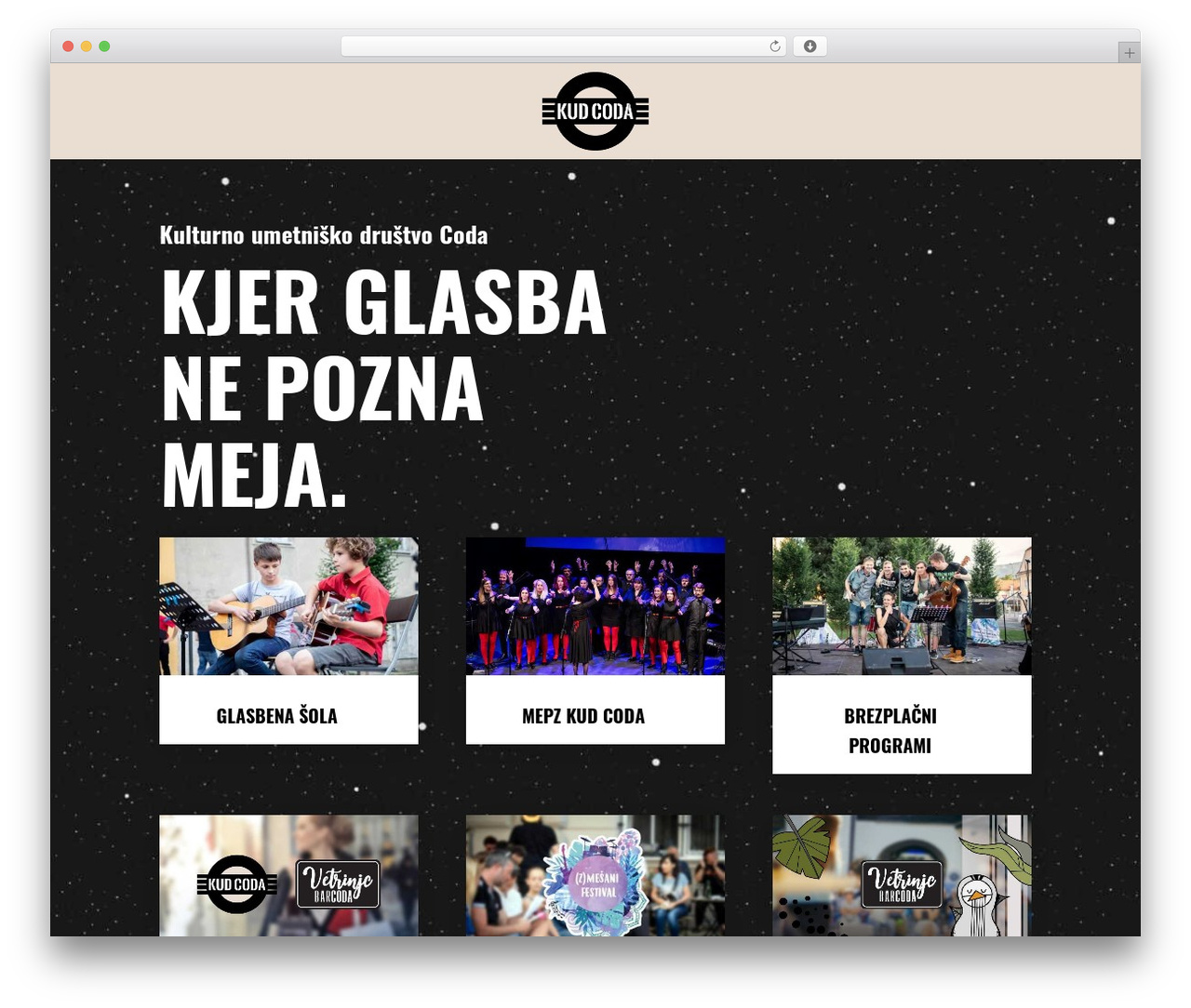 Divi WordPress theme - kud-coda.org