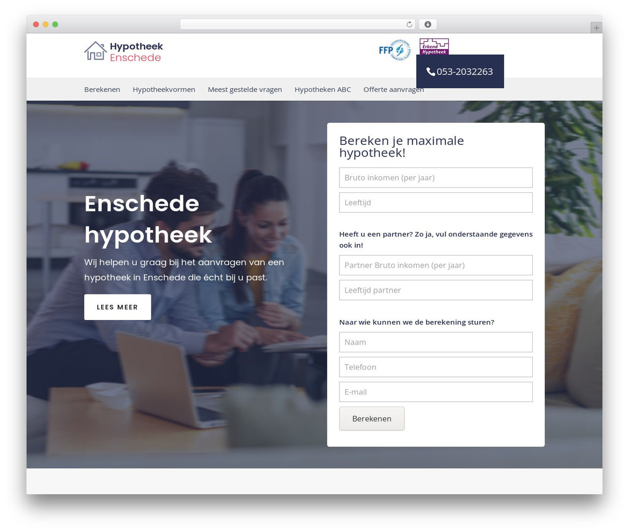 Divi WordPress theme - enschedehypotheek.com