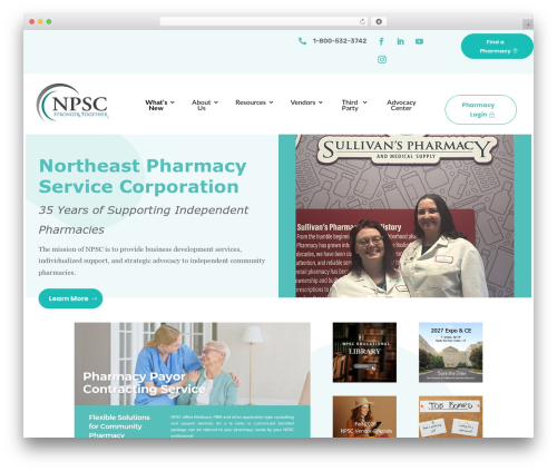 Divi mobile WordPress plugin - northeastpharmacy.com