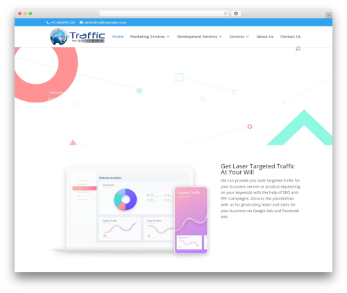 Divi WordPress theme - trafficwonders.com