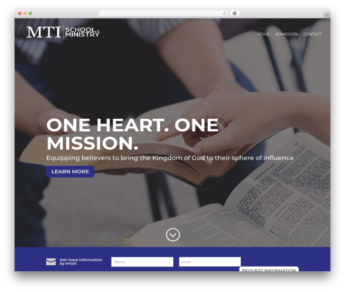 Divi WordPress theme - mtischoolofministry.com