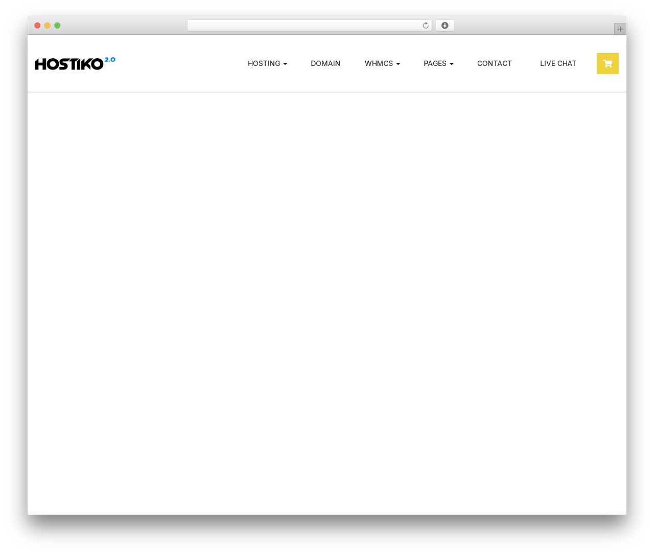 Hostiko theme WordPress - hostiko.com/layout85