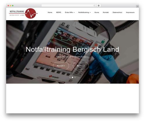 KrystalPro WordPress theme design - notfalltraining-bl.de