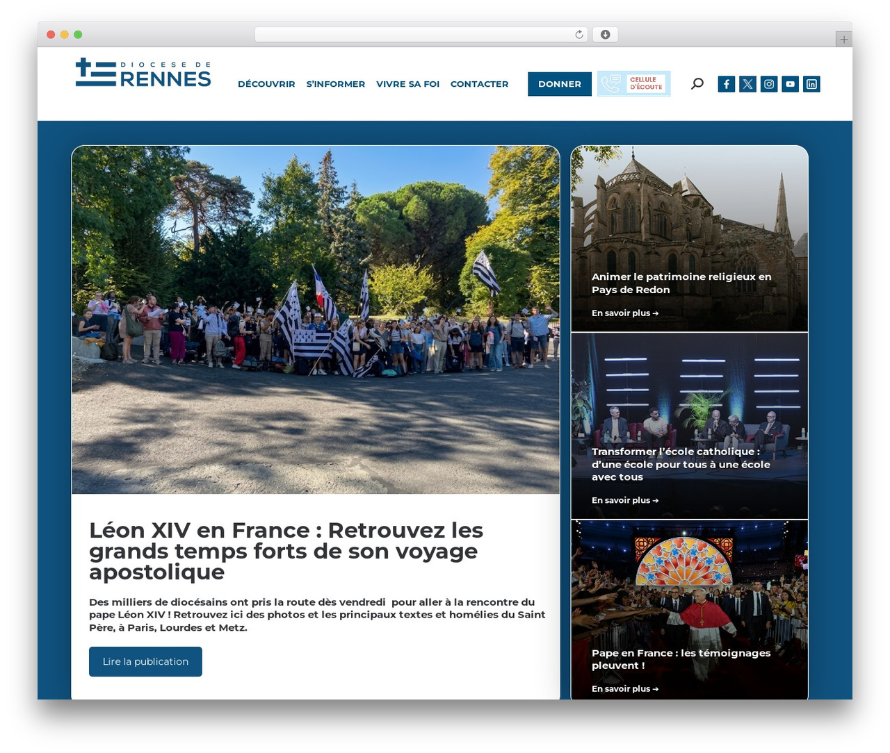 MT Flat theme WordPress - rennes.catholique.fr
