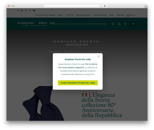 Salient WordPress theme - damianopresta.com