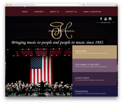 Theme WordPress cherry - hanoverwinds.org