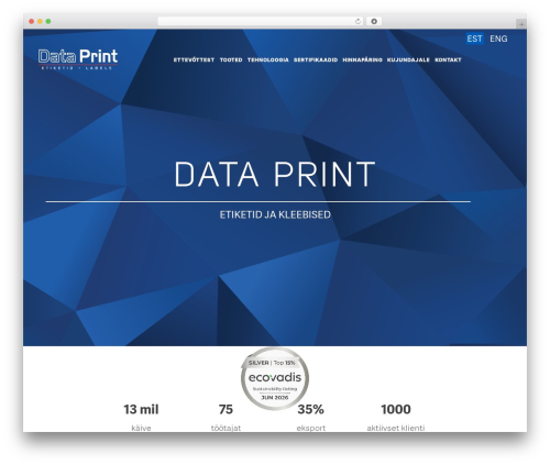 Theme WordPress DataPrint - dataprint.ee
