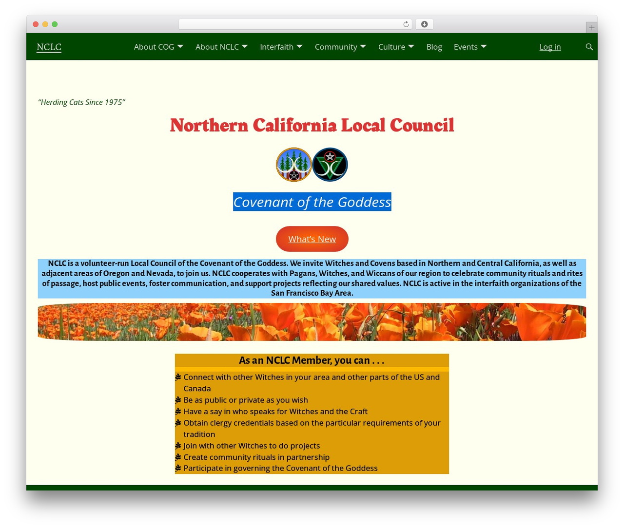 Weaver Xtreme WordPress theme - cog-nclc.org