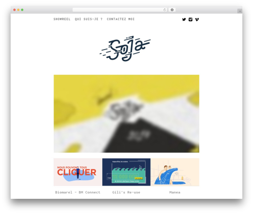 WordPress theme Basic Responsive WordPress Theme - axeltran.fr
