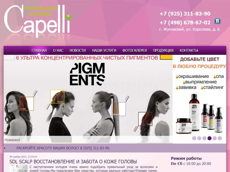 WordPress theme Capelli WordPress theme Capelli