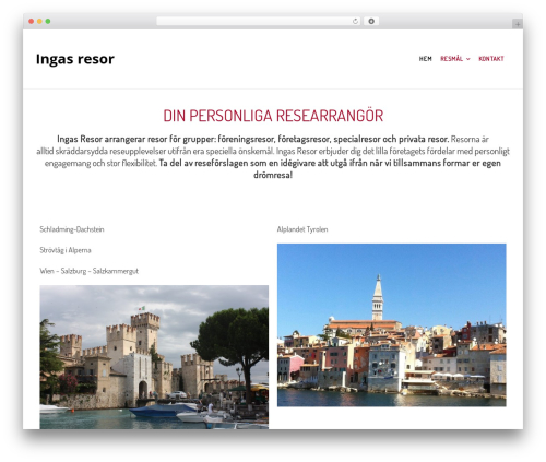 WordPress theme Create - ingasresor.se