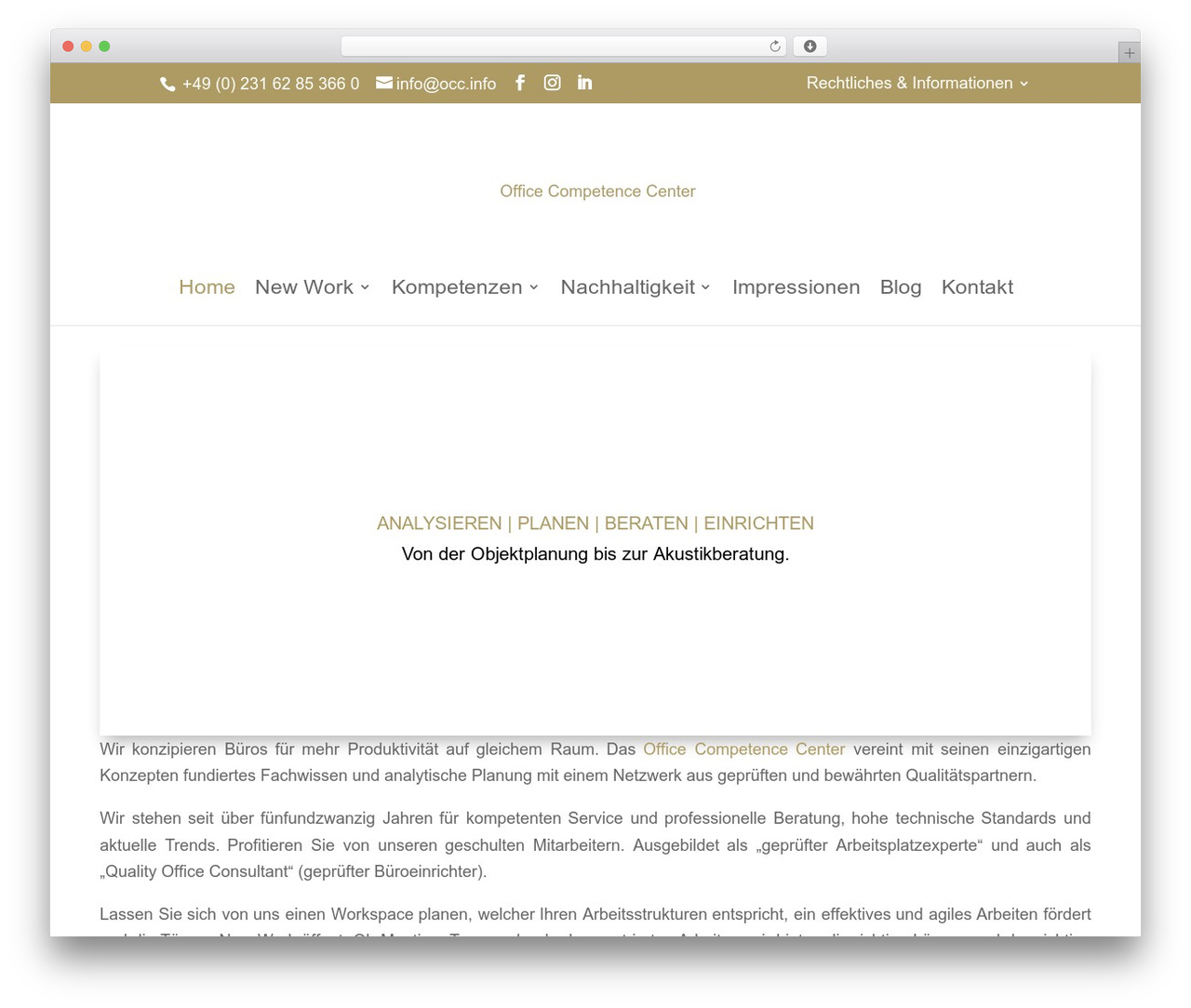 WordPress website theme Divi - occ.info WordPress website theme Divi - occ.info