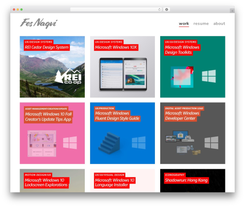 WP theme Reframe Plus - iamfes.com