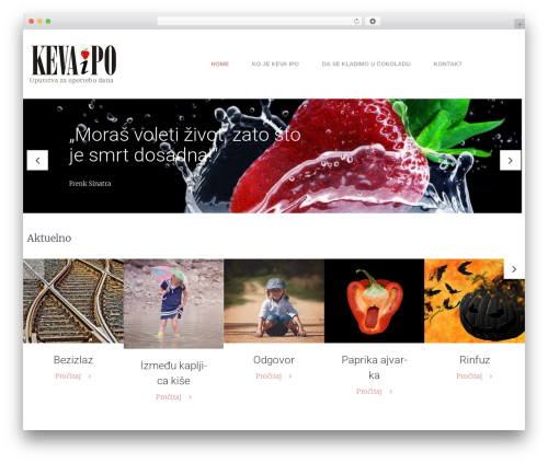 WP theme Editorso - kevaipo.rs